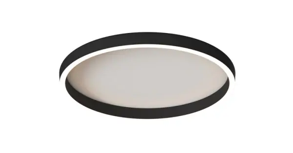 Zambelis fekete-fehér LED mennyezeti lámpa (ZAM-25163) LED 1 izzós IP20 Biztonságos fizetés