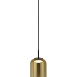 Árengedmény Zambelis fekete-arany LED függesztett lámpa (ZAM-23232) LED 3 izzós IP20