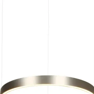 Akció Zambelis nikkel-fehér LED függesztett lámpa (ZAM-25366) LED 1 izzós IP20