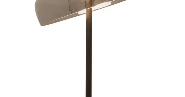 Zambelis fekete-szürke LED asztali lámpa (ZAM-23054) LED 1 izzós IP20 Gyors kiszállítás
