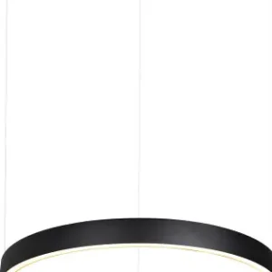 Árcsökkenés Zambelis fekete-fehér LED függesztett lámpa (ZAM-25365) LED 1 izzós IP20