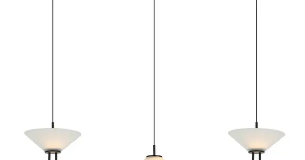 Zambelis fekete-fehér LED függesztett lámpa (ZAM-23200) LED 1 izzós IP20 Exkluzív ajánlat