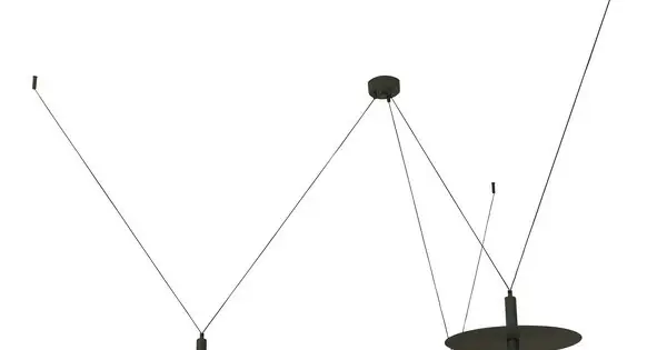Vásárlói kedvenc Zambelis fekete LED függesztett lámpa (ZAM-23229) LED 1 izzós IP20