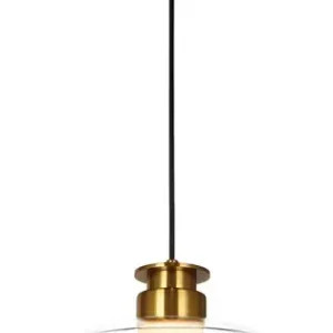 Zambelis sárgaréz-fehér LED függesztett lámpa (ZAM-25141) LED 1 izzós IP20 Legkelendőbb