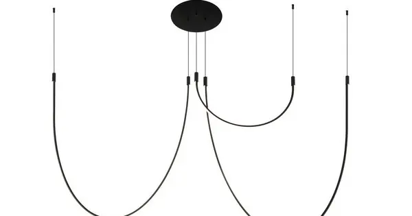 Zambelis fekete-fehér LED mennyezeti lámpa (ZAM-23051) LED 1 izzós IP20 Csak ma