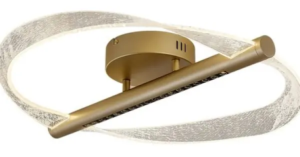 Rábalux Olyssia arany-átlátszó LED mennyezeti lámpa (RAB-71464) LED 1 izzós IP20 Outlet