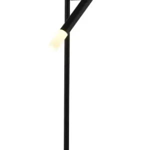 Végkiárusítás Searchlight Wands fekete-fehér LED asztali lámpa (SL-4867BK) LED 1 izzós IP20