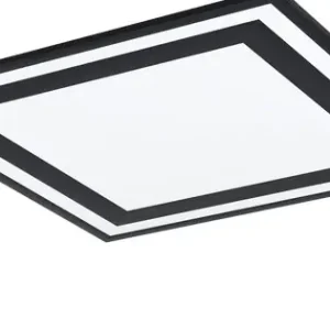 Akció Eglo Savatarila fekete LED mennyezeti lámpa (EG-99039) LED 1 izzós IP20