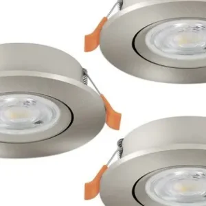 Vedd meg online Eglo Barranco matt nikkel LED mennyezetbe építhető lámpa szett (EG-902268) LED 3 izzós IP20