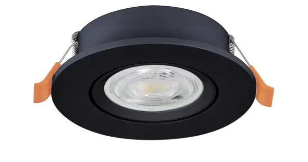 Eglo Barranco fekete LED mennyezetbe építhető lámpa szett (EG-902264) LED 1 izzós IP20 Különleges ajánlat