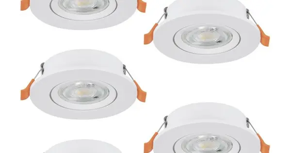 Eglo Barranco fehér LED mennyezetbe építhető lámpa (EG-902263) LED 5 izzós IP20 Exkluzív ajánlat