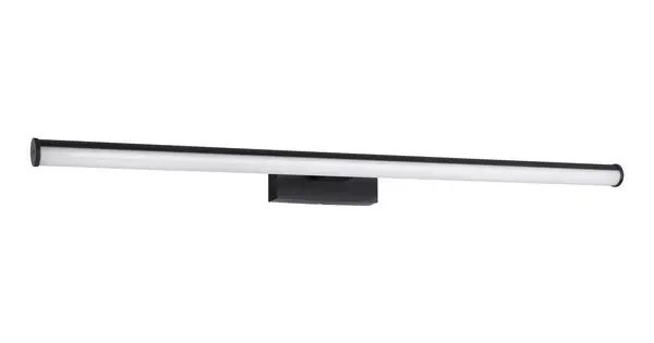 Végkiárusítás Eglo Vadumi fekete fürdőszobai LED tükörvilágítás (EG-901959) LED 1 izzós IP44