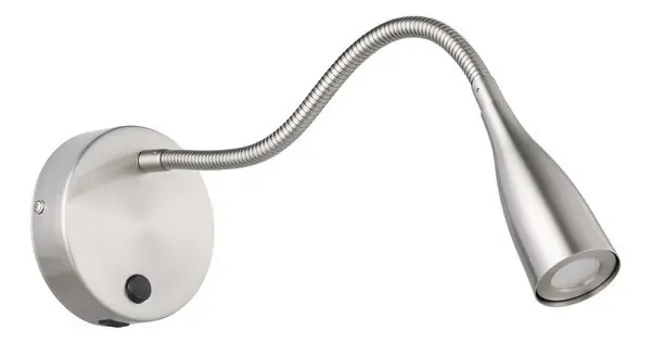 Eglo Olivandino 1 matt nikkel LED fali lámpa (EG-901783) LED 1 izzós IP20 Szezonális akció