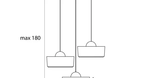 Maxlight Lipari arany-átlátszó LED függesztett lámpa (MAX-P0543) LED 3 izzós IP20 Azonnali szállítás