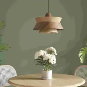 Gyors szállítás Maxlight Kioto barna függesztett lámpa (MAX-P0549) E27 1 izzós IP20