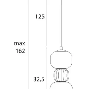 Maxlight Modern világosszürke LED függesztett lámpa (MAX-P0627) LED 1 izzós IP20 Népszerű