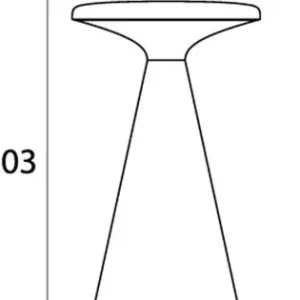 Vedd meg online Maxlight Funghi szürke hordozható LED asztali lámpa (MAX-T0064) LED 1 izzós IP44