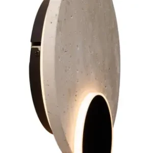 Gyors szállítás Maxlight Travertino szürke-fekete LED fali lámpa (MAX-W0395) LED 1 izzós IP20