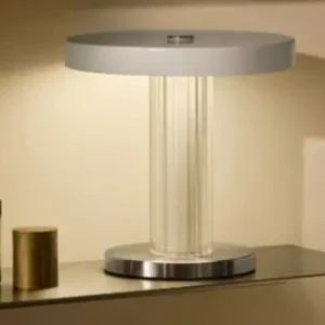 Nordlux Trezzi fehér-átlátszó LED hordozható asztali lámpa (NOR-2520135001) LED 1 izzós IP20 Gyors szállítás