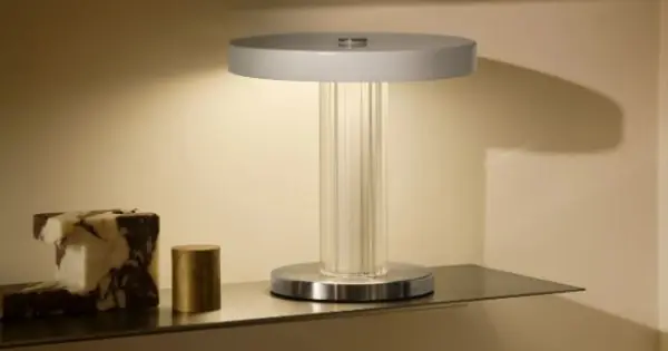 Nordlux Trezzi fehér-átlátszó LED hordozható asztali lámpa (NOR-2520135001) LED 1 izzós IP20 Gyors szállítás