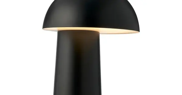 Nordlux Faye fekete LED hordozható asztali lámpa (NOR-2420155003) LED 1 izzós IP20 Végkiárusítás
