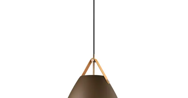 Nordlux Strap barna-fekete függesztett lámpa (NOR-84343009) E27 1 izzós IP20 Végkiárusítás