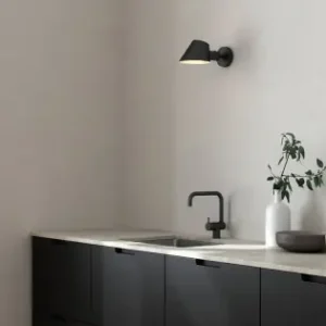 Nordlux Stay fekete fali lámpa (NOR-2220381003) E27 1 izzós IP20 Csak ma