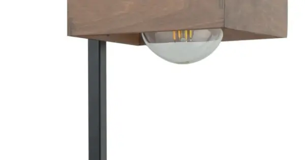 Sigma Robin fekete-barna asztali lámpa (SIG-50251) E27 1 izzós IP20 Csak ma