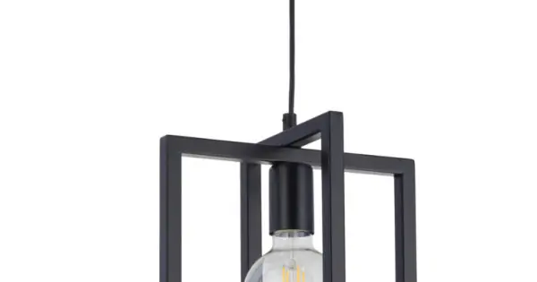 Sigma Eden fekete függesztett lámpa (SIG-32231) E27 1 izzós IP20 Gyors szállítás