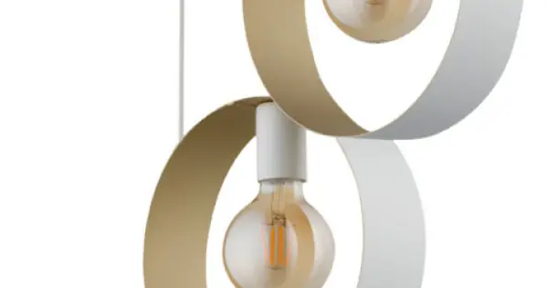 Legnépszerűbb Sigma Happy fehér-arany függesztett lámpa (SIG-32291) E27 3 izzós IP20