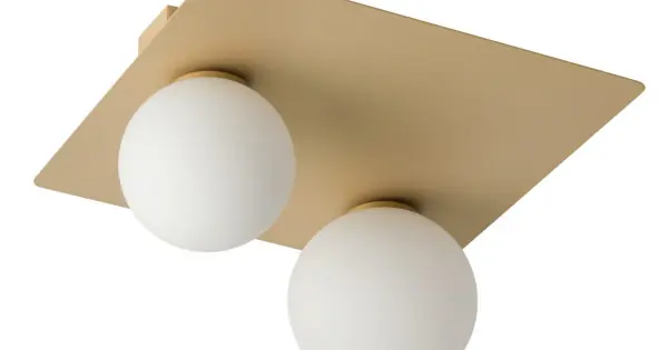 Árcsökkenés Sigma Argon arany-fehér mennyezeti/fali lámpa (SIG-33277) G9 2 izzós IP20