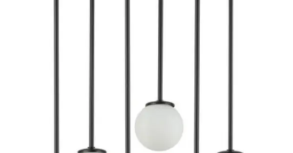Sigma Tulia fekete-fehér mennyezeti lámpa (SIG-33499) G9 6 izzós IP20 Csak ma