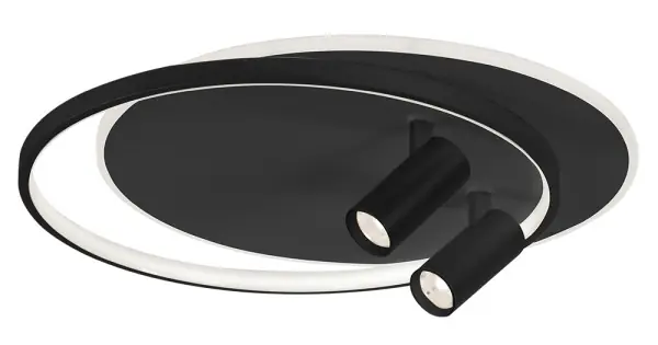 Viokef Smart fekete-fehér LED mennyezeti lámpa (VIO-4265500) LED 1 izzós IP20 Kihagyhatatlan ajánlat