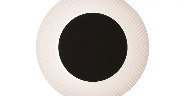 Viokef Fantasia fekete-átlátszó LED fali lámpa (VIO-4287901) LED 1 izzós IP20 Végkiárusítás