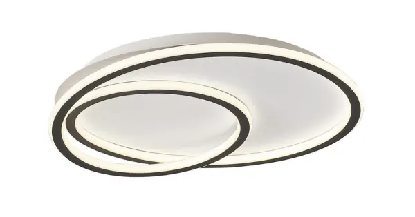 Viokef Arla fehér-fekete LED mennyezeti lámpa (VIO-4292500) LED 1 izzós IP20 Rendeld meg most