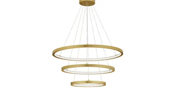 Ajánlat Nova Luce Empatia arany LED függesztett lámpa (NL-9172869) LED 1 izzós IP20