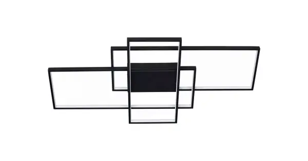 Nova Luce Clea fekete LED mennyezeti lámpa (NL-9756720) LED 1 izzós IP20 Különleges ajánlat