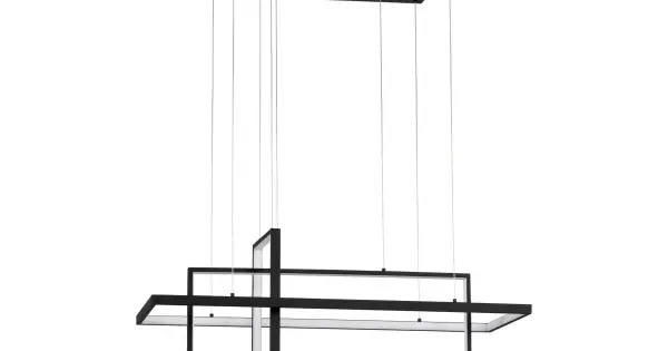 Azonnali szállítás Nova Luce Clea fekete LED függesztett lámpa (NL-9756719) LED 1 izzós IP20