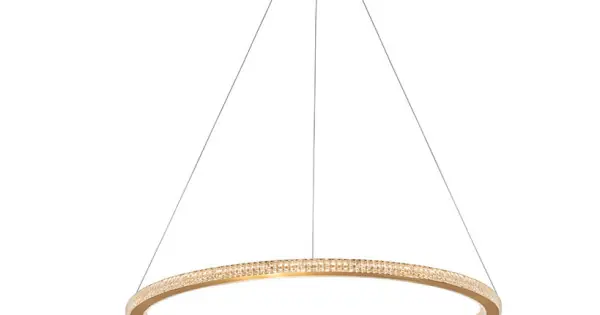 Vedd meg most Nova Luce Cilion arany LED függesztett lámpa (NL-9011138) LED 1 izzós IP20