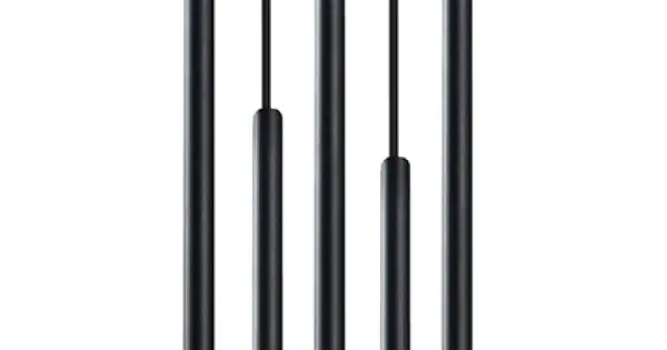 Gyors kiszállítás Viokef Zenia fekete LED függesztett lámpa (VIO-4291200) LED 1 izzós IP20