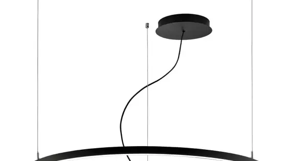 Kihagyhatatlan ajánlat Viokef Verdi fekete LED függesztett lámpa (VIO-4224200) LED 1 izzós IP20