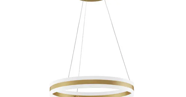 Nova Luce Agos arany LED függesztett lámpa (NL-9054444) LED 1 izzós IP20 Vedd meg most