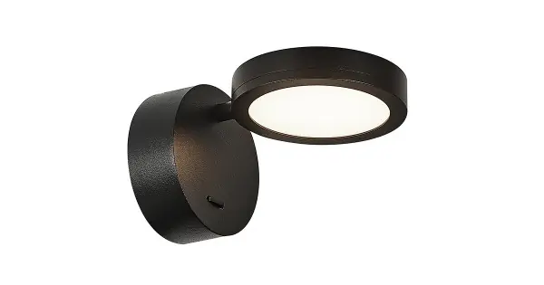 Akciós ár Viokef Eden fekete LED falikar (VIO-4307700) LED 1 izzós IP20