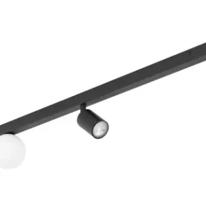 TK Lighting Vox fekete mennyezeti lámpa (TK-10002) GU10+G9 4 izzós IP20 Szuper akció