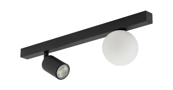 Utolsó esély TK Lighting Vox fekete mennyezeti lámpa (TK-10000) GU10+G9 2 izzós IP20