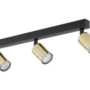 TK Lighting Top arany-fekete mennyezeti spotlámpa (TK-5968) GU10 3 izzós IP20 Újdonság