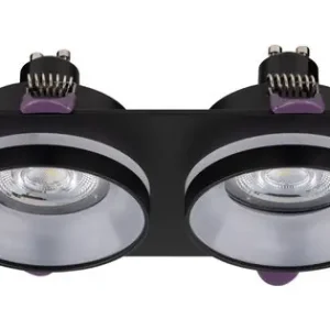 TK Lighting Jet fekete süllyeszthető spotlámpa (TK-6925) GU10 2 izzós IP20 Azonnal elérhető