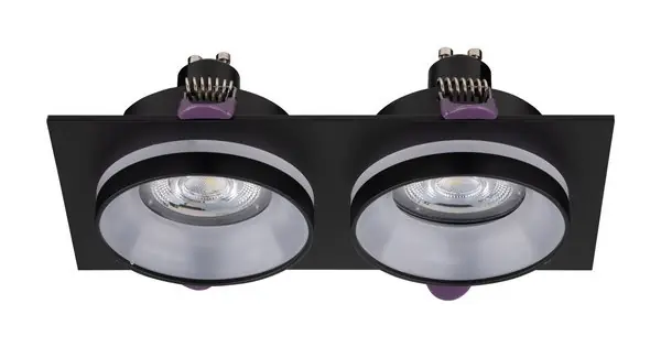 TK Lighting Jet fekete süllyeszthető spotlámpa (TK-6925) GU10 2 izzós IP20 Azonnal elérhető