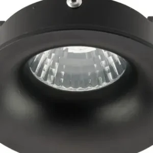 TK Lighting Eye fekete süllyeszthető lámpa (TK-3501) GU10 1 izzós IP44 Szezonális akció