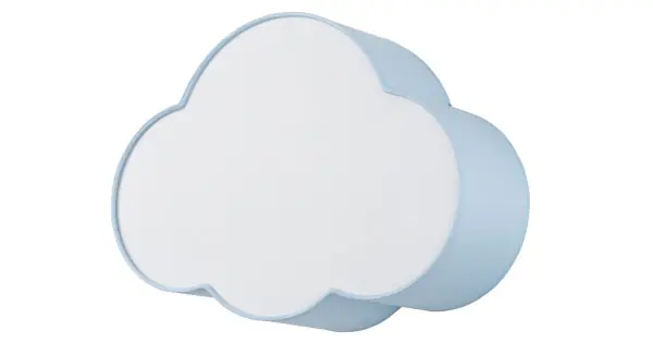 TK Lighting Cloud kék-fehér fali/mennyezeti lámpa (TK-6074) E27 2 izzós IP20 Népszerű
